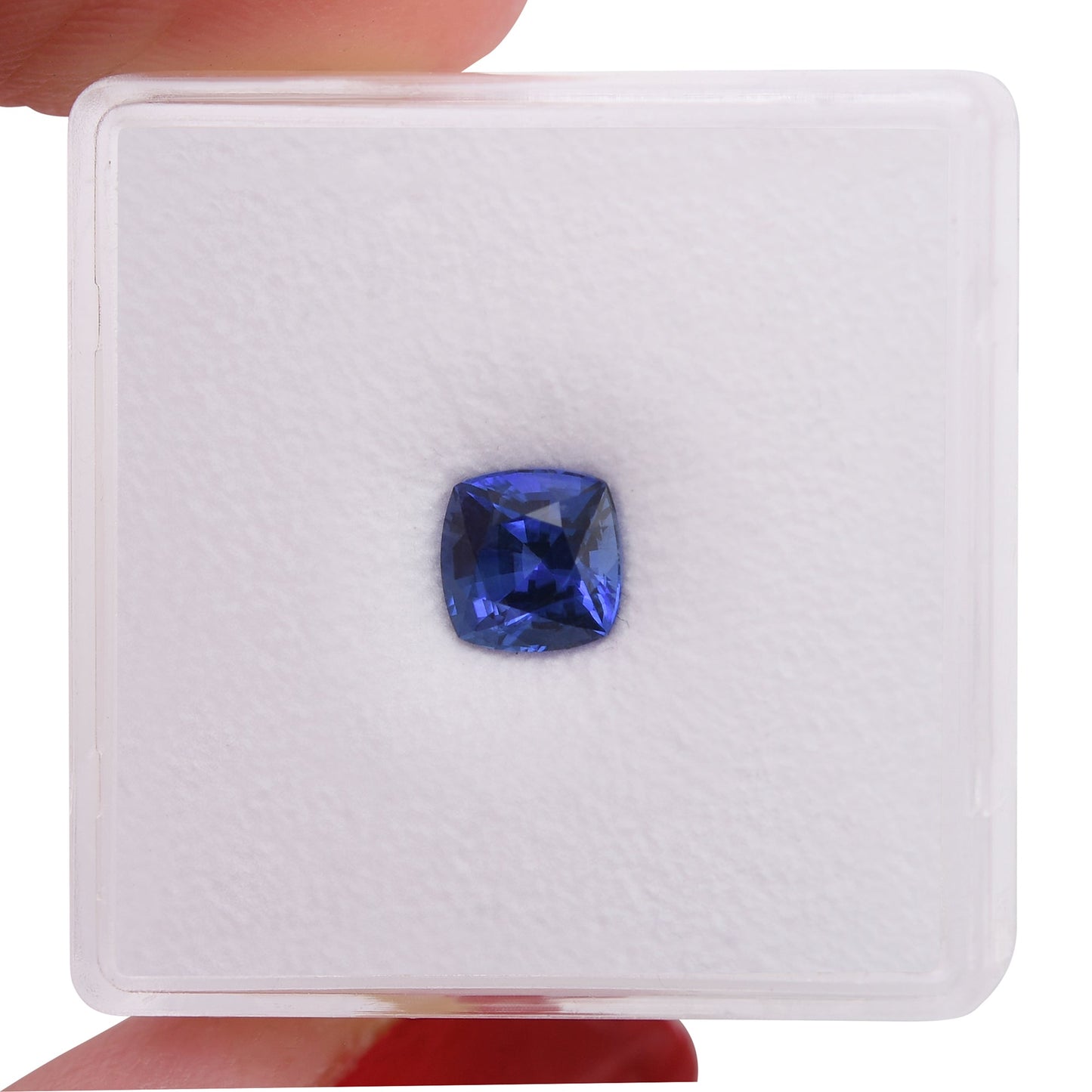 1,12 Karat blauer Kissen-Saphir aus Sri Lanka
