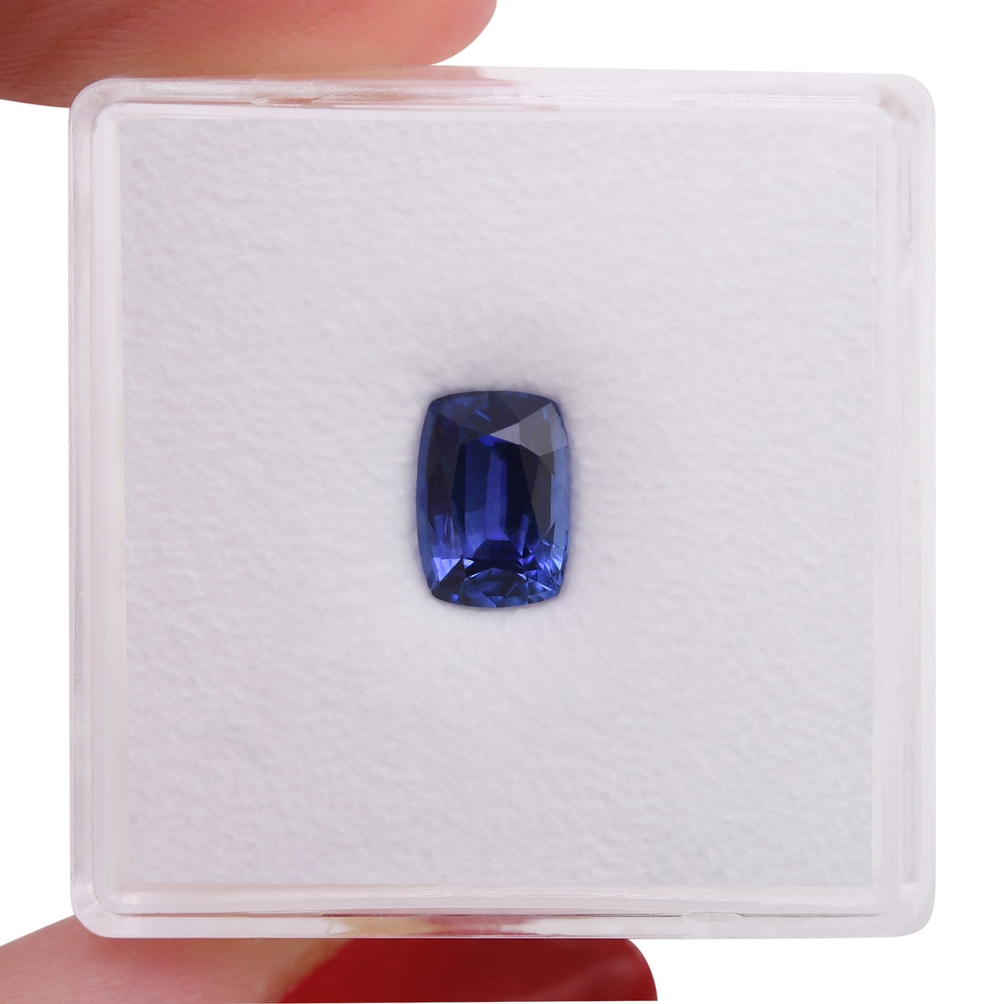 1,30 Karat blauer Kissen-Saphir aus Sri Lanka