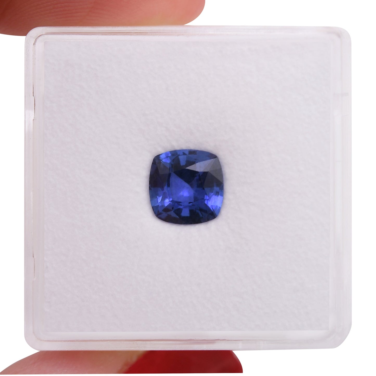 1.29 Carat Blue SRI LANKAN Cushion Sapphire