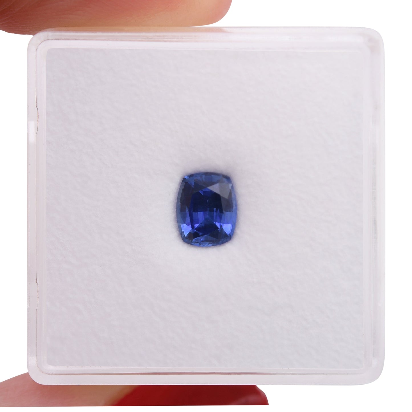 0,89 Karat blauer Kissen-Saphir aus Sri Lanka