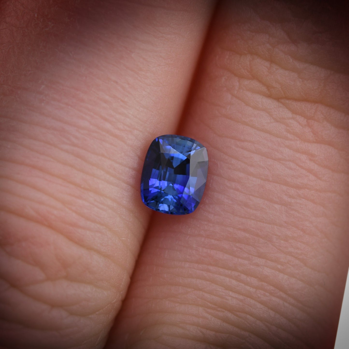 0,94 Karat blauer Kissen-Saphir aus Sri Lanka