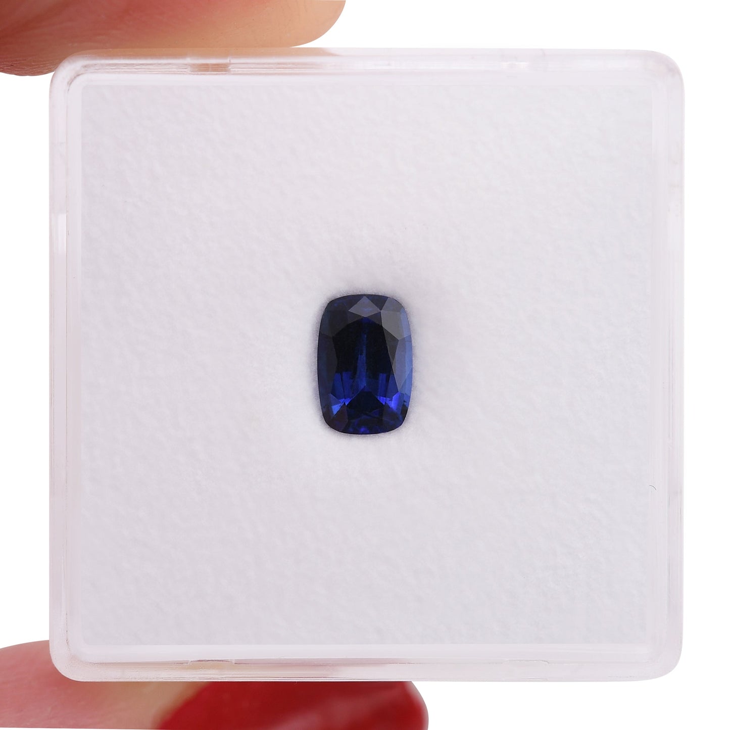 0,75 Karat blauer Kissen-Saphir aus Sri Lanka