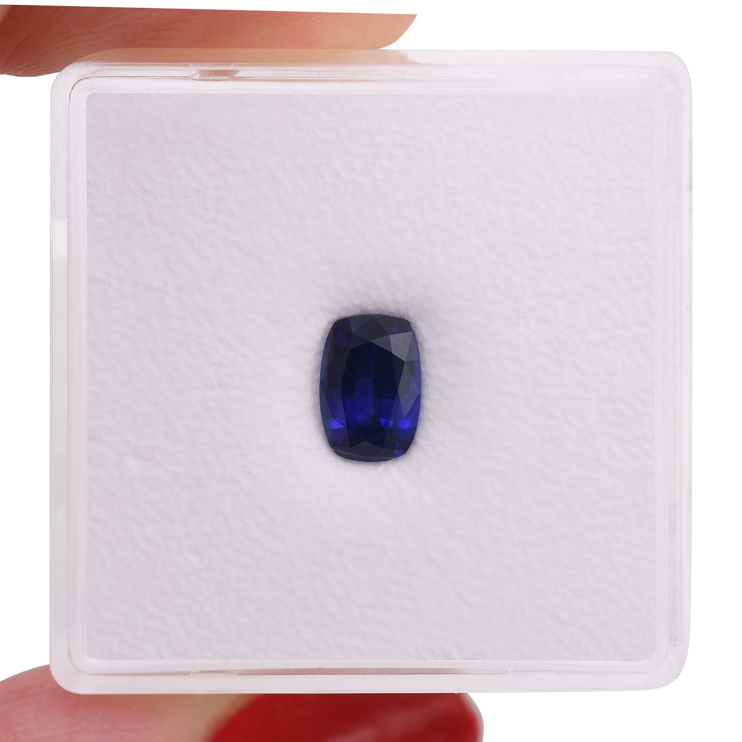 0.95 Carat Blue SRI LANKAN Cushion Sapphire