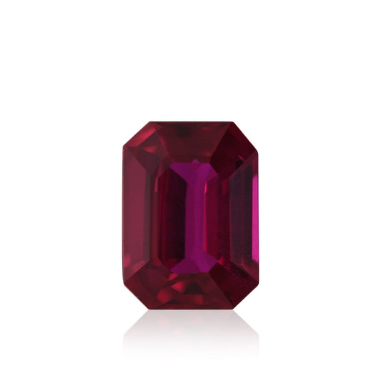 1,18 Karat Roter MOSAMBIK Smaragd Rubin CD Taubenrot