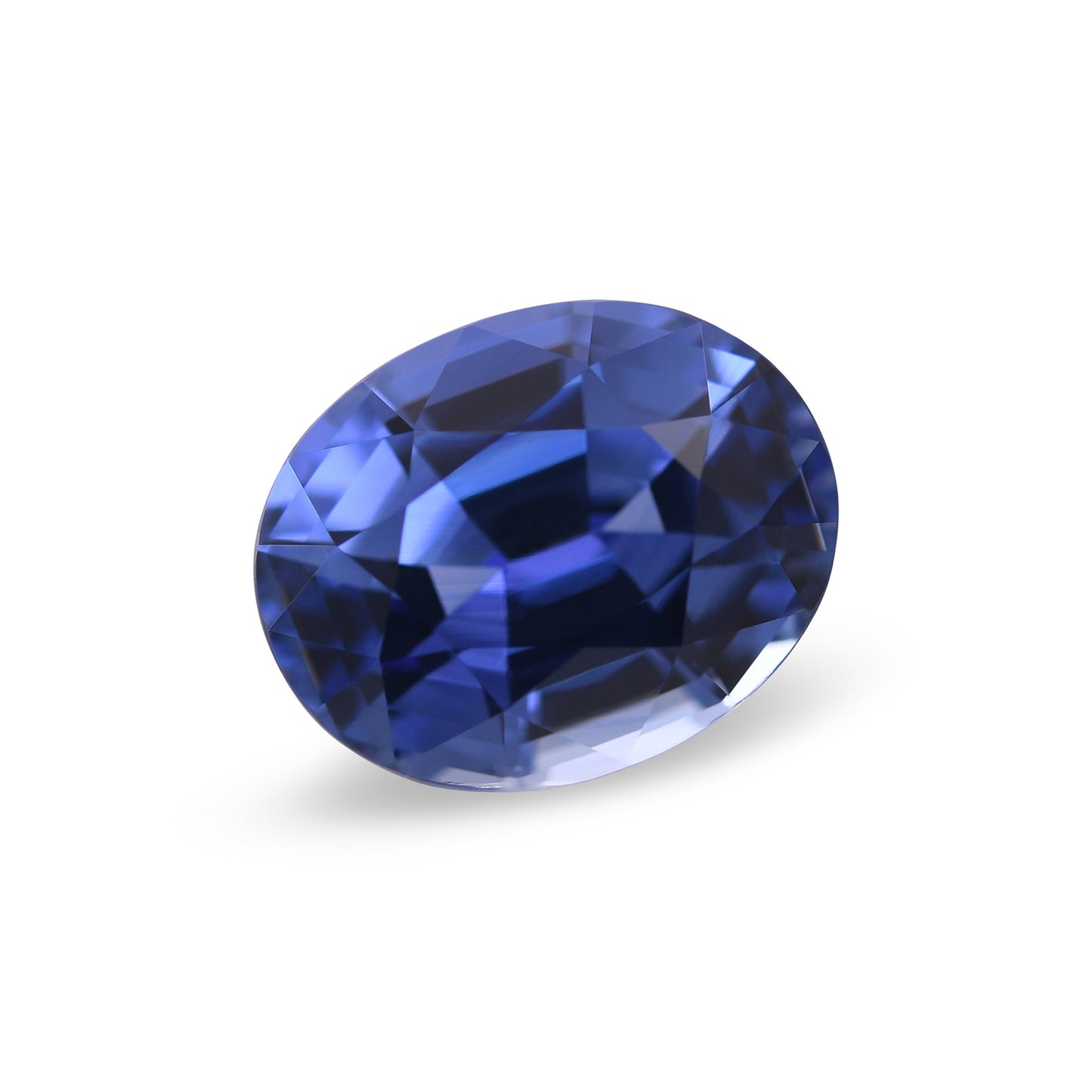 7,52 Karat blauer ovaler Saphir aus Sri Lanka (CD)