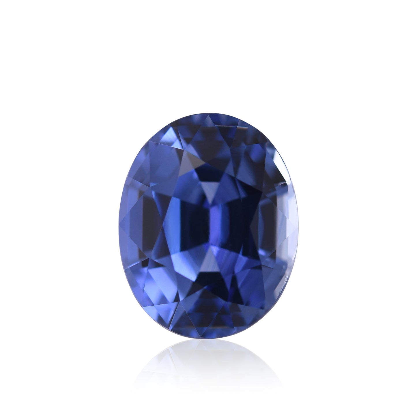 7,52 Karat blauer ovaler Saphir aus Sri Lanka (CD)