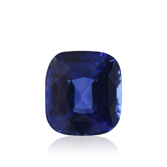 4,03 Karat blauer sri-lankischer Kissen-Saphir CD