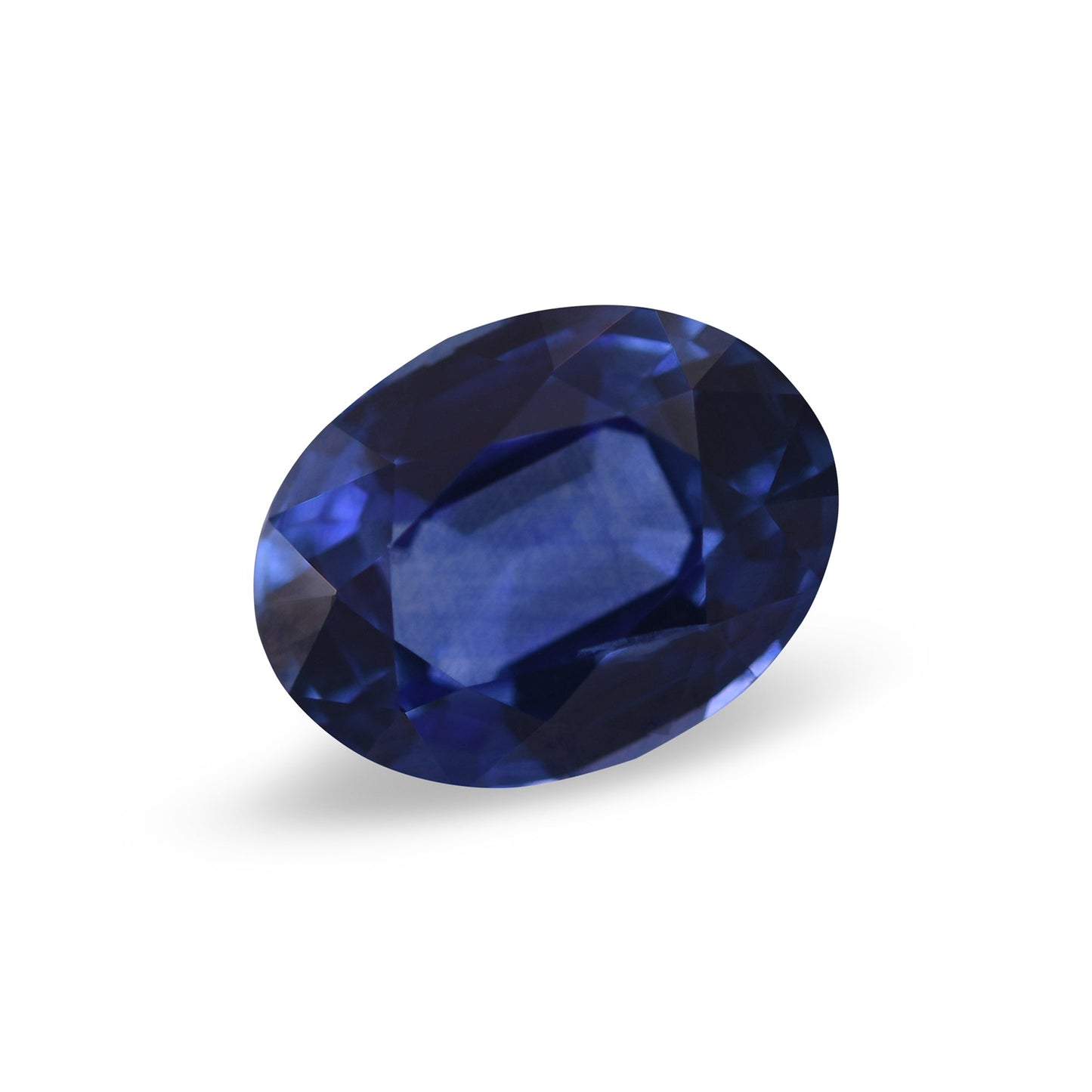 3,46 Karat blauer ovaler Saphir aus Sri Lanka (CD)