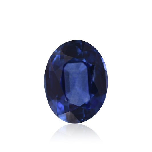 3,46 Karat blauer ovaler Saphir aus Sri Lanka (CD)
