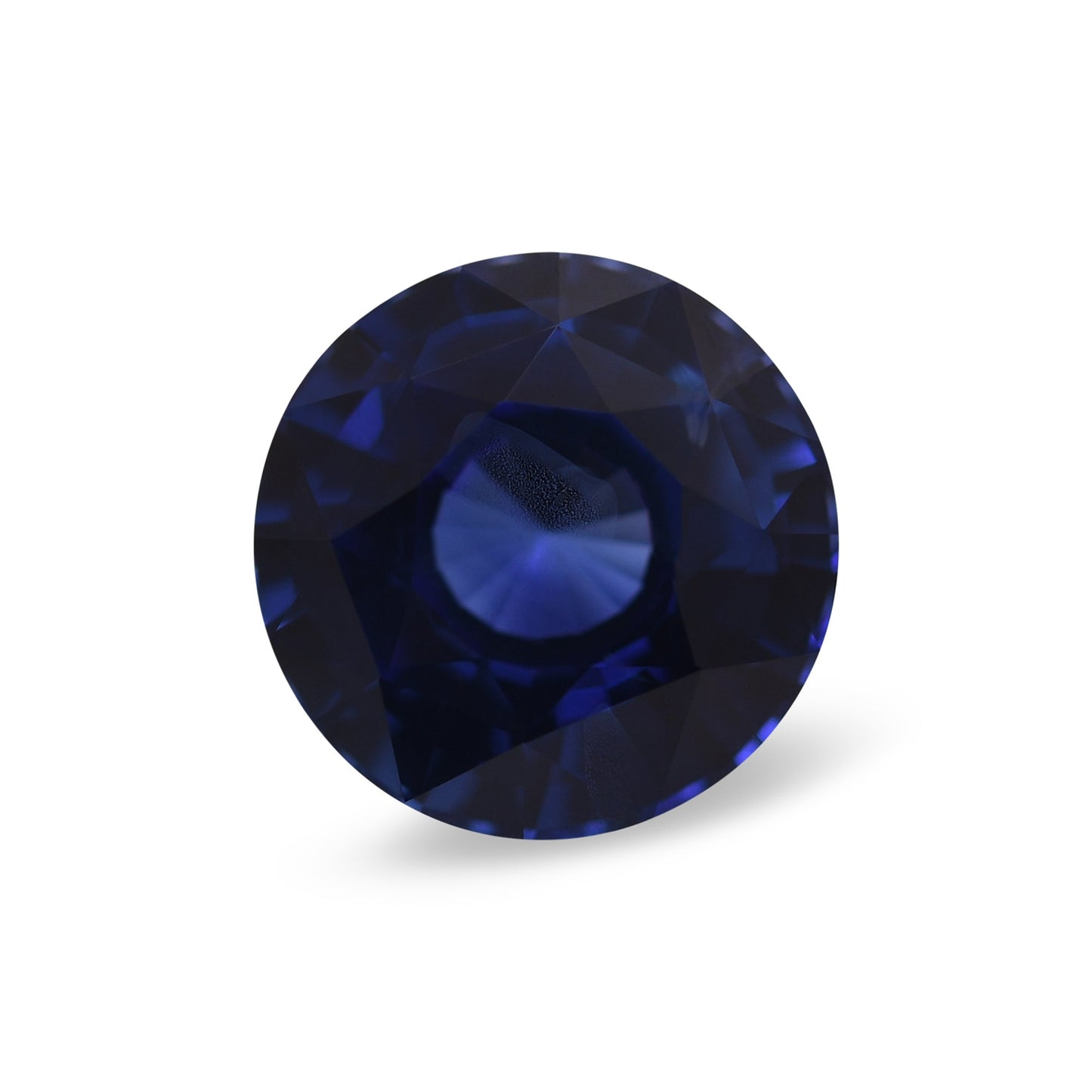 3,11 Karat leuchtend blauer runder Saphir aus Sri Lanka (CD)