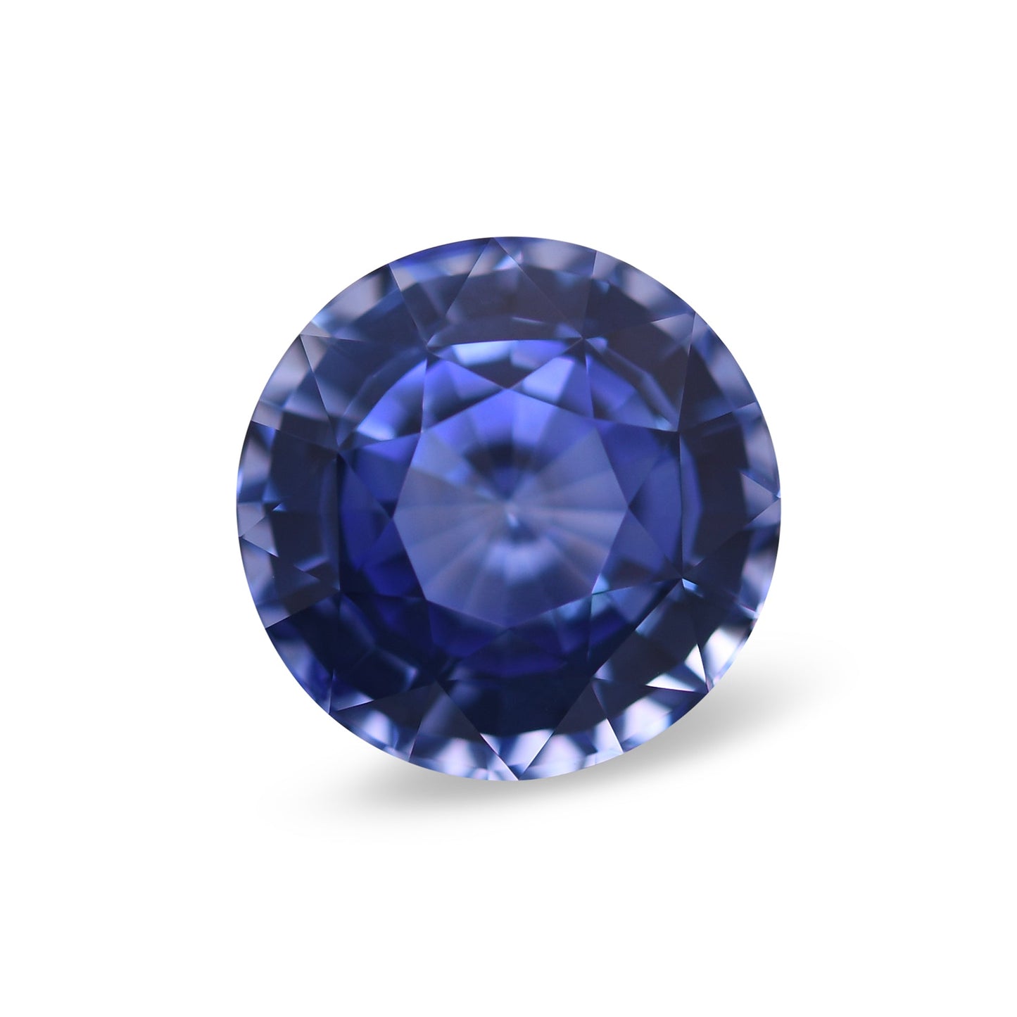7,06 Karat blauer runder Saphir aus Sri Lanka (CD)
