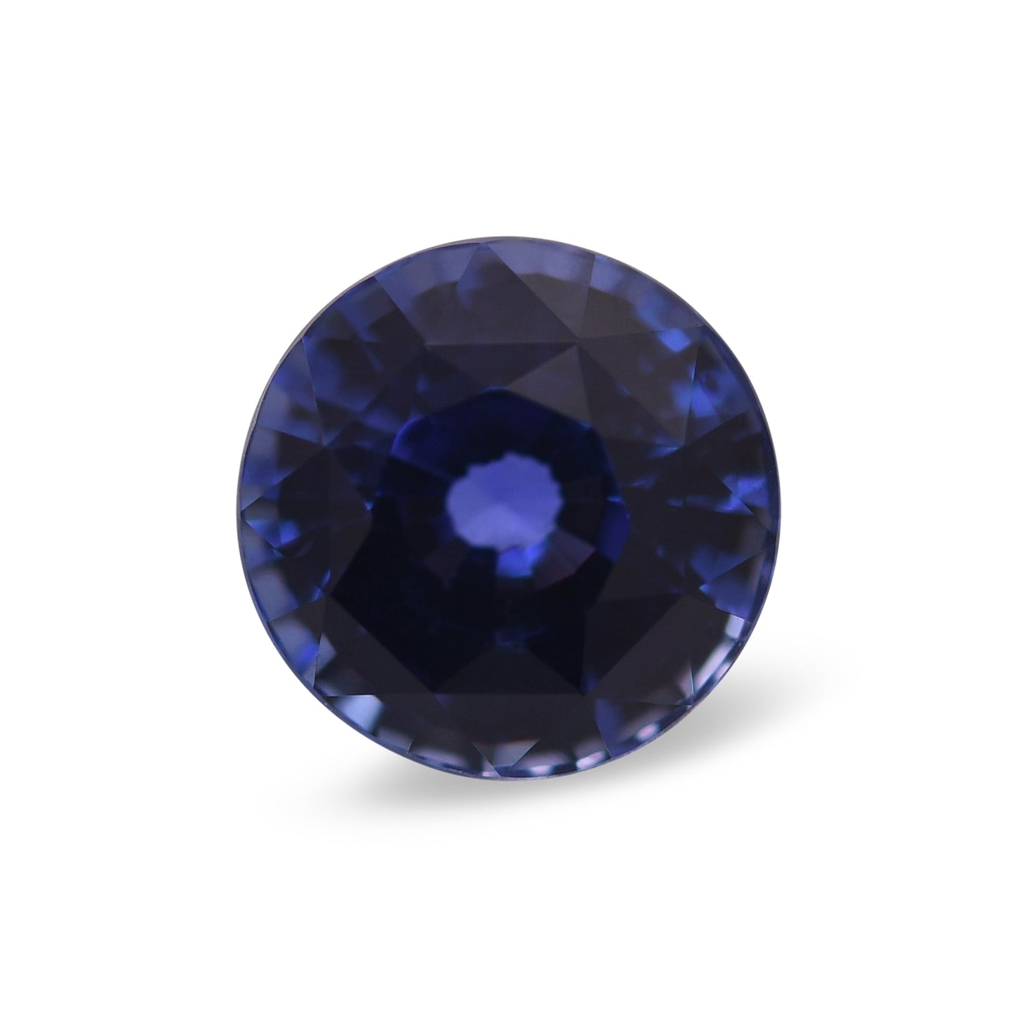 3,05 Karat blauer runder Saphir aus Sri Lanka (CD)