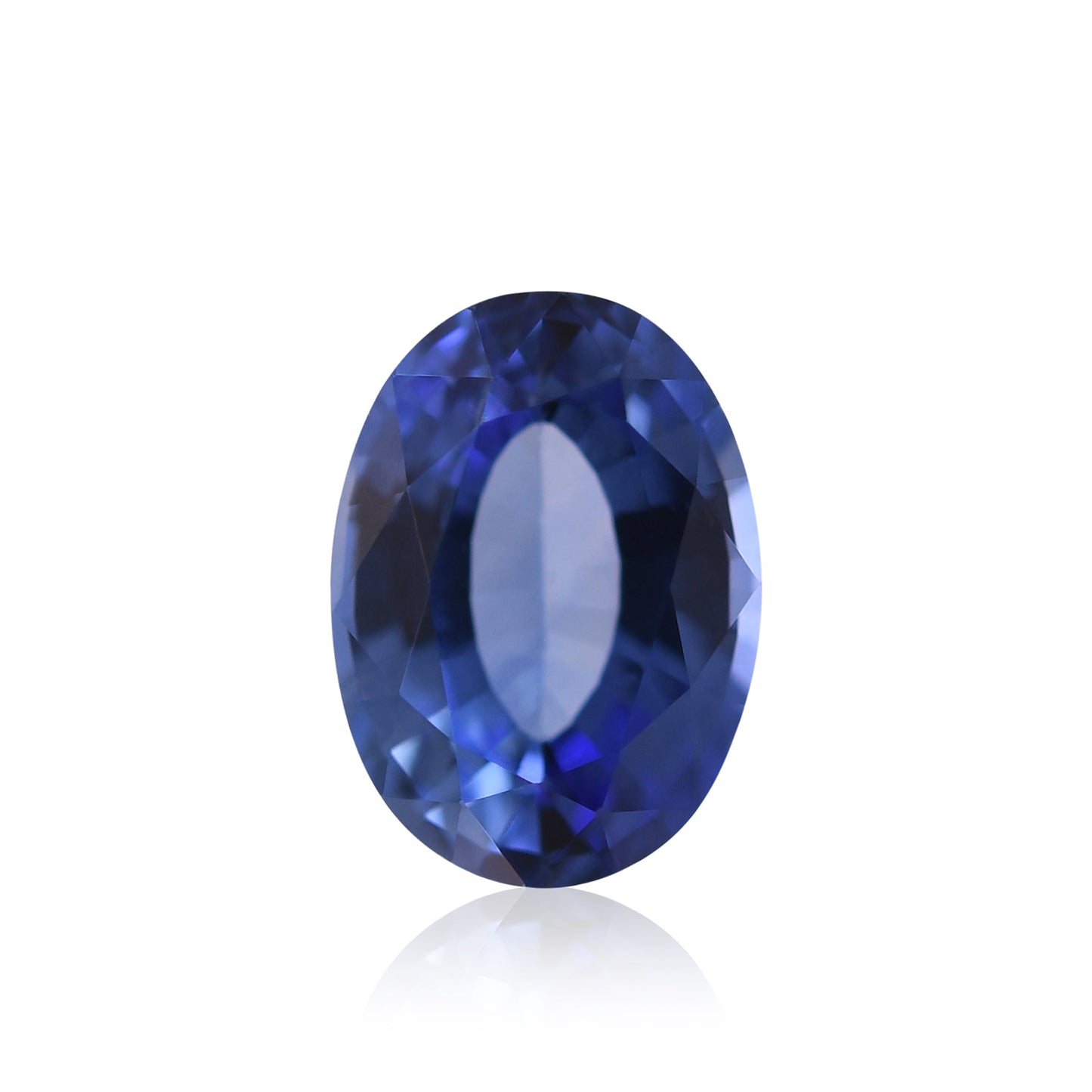 1,30 Karat blauer ovaler Saphir aus Sri Lanka