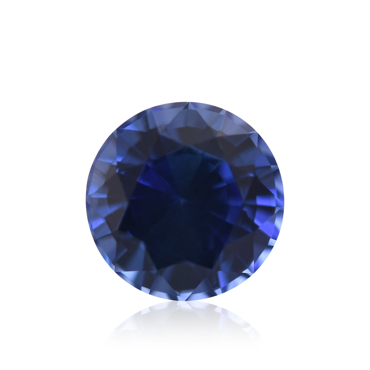 1,32 Karat blauer runder Saphir aus Sri Lanka