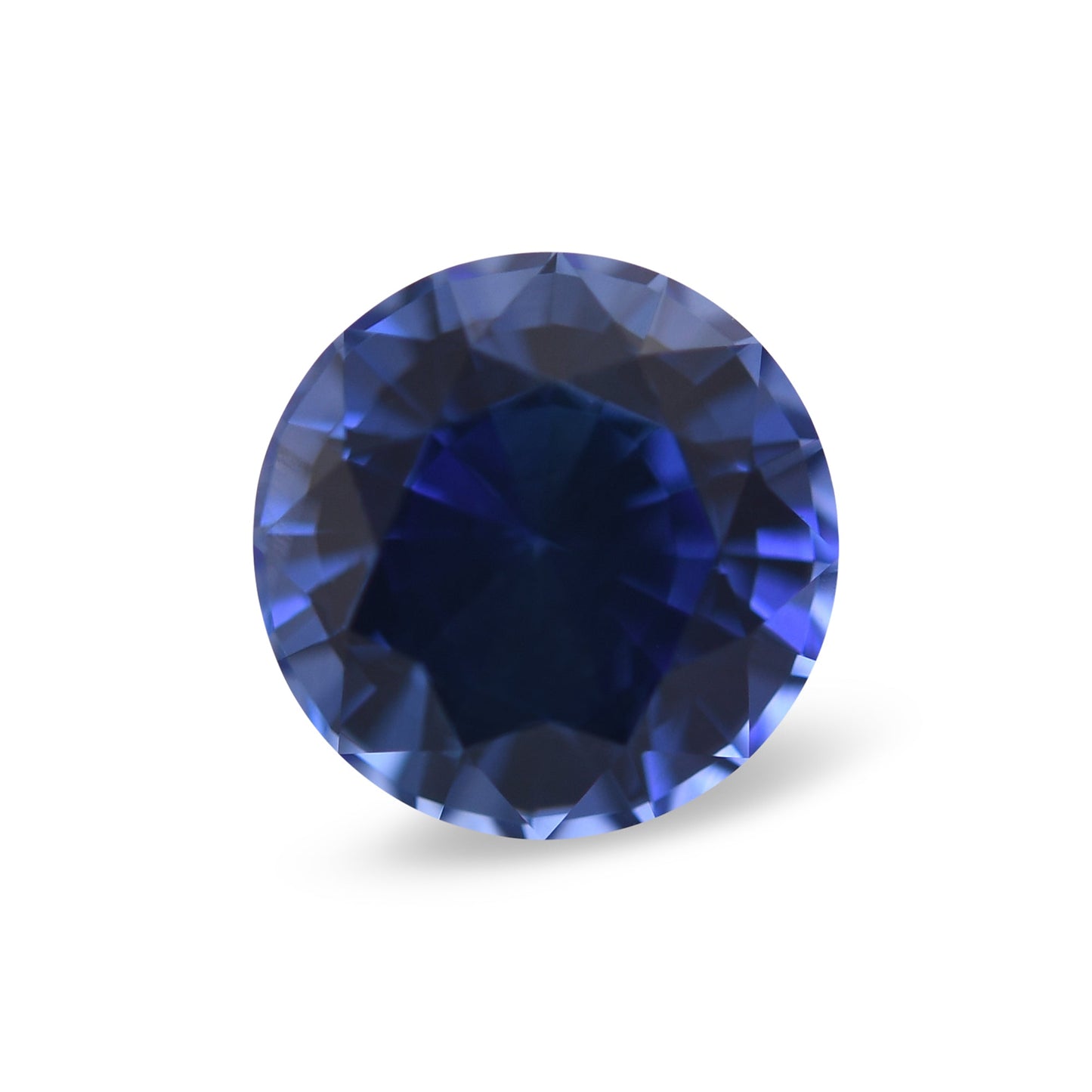 1,32 Karat blauer runder Saphir aus Sri Lanka