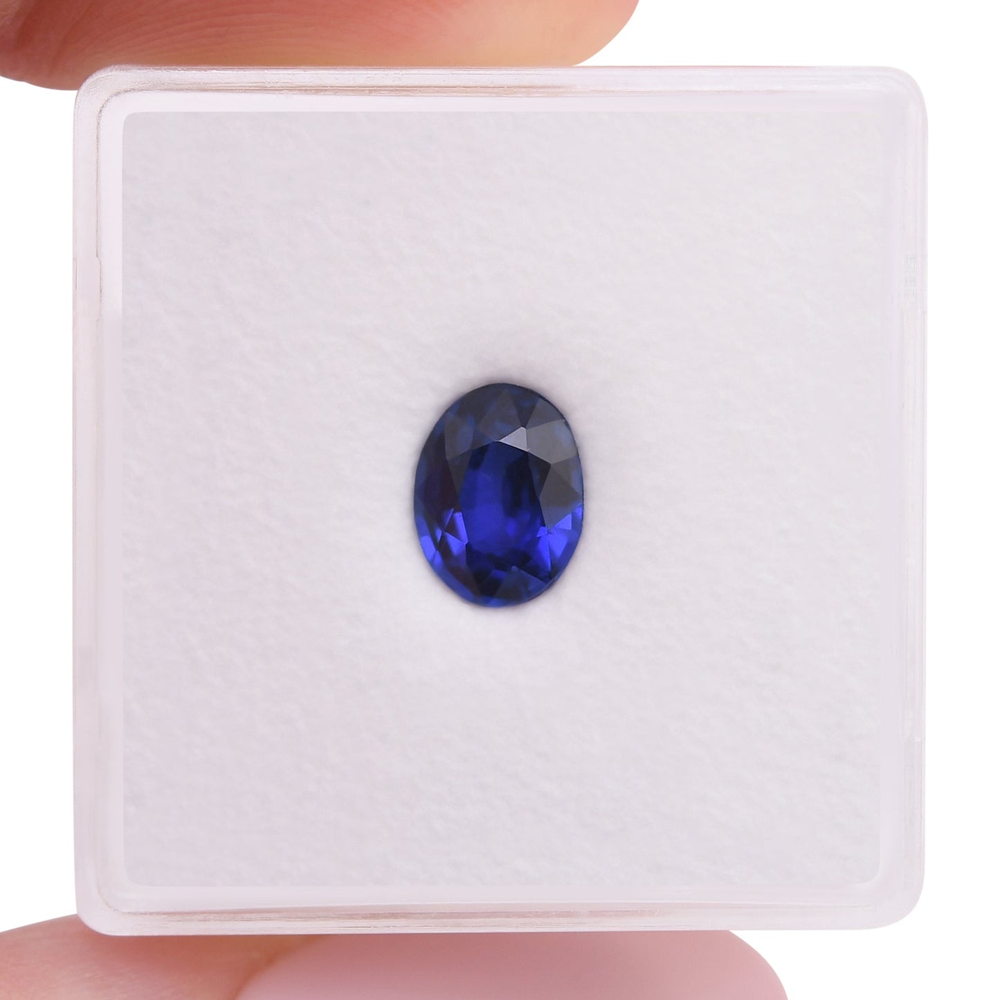 1,12 Karat blauer ovaler Saphir aus Sri Lanka