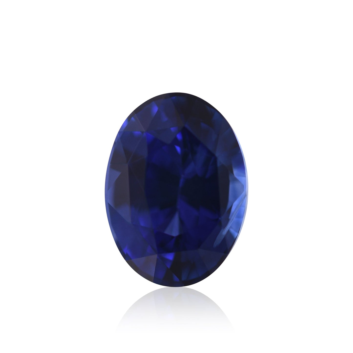 1,53 Karat blauer ovaler Saphir aus Sri Lanka