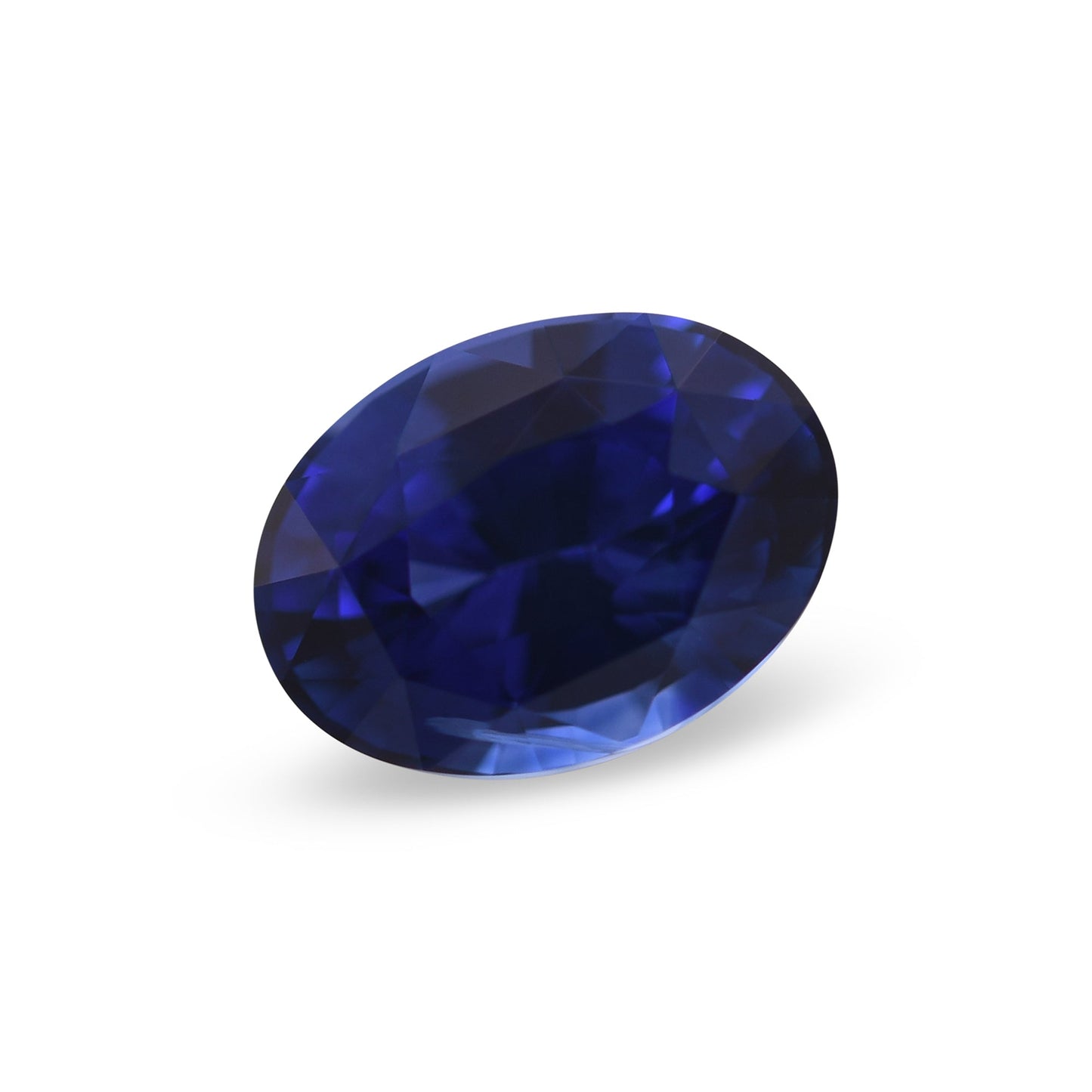 1,53 Karat blauer ovaler Saphir aus Sri Lanka