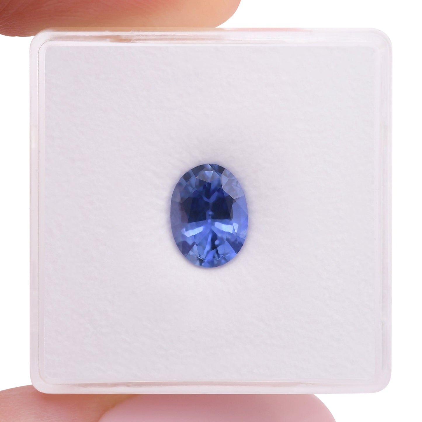 1,62 Karat blauer ovaler Saphir aus Sri Lanka