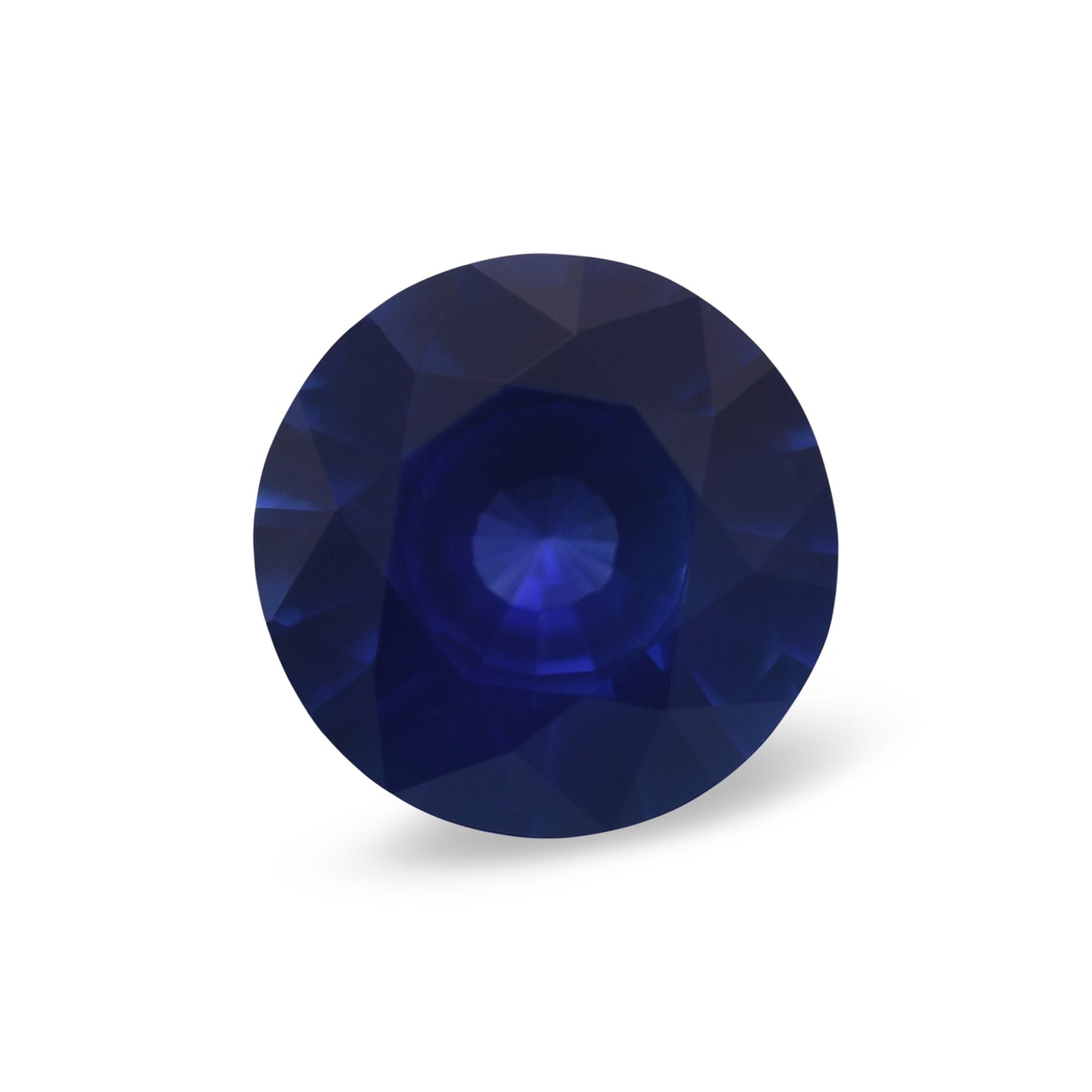 1,23 Karat blauer runder Saphir aus Sri Lanka