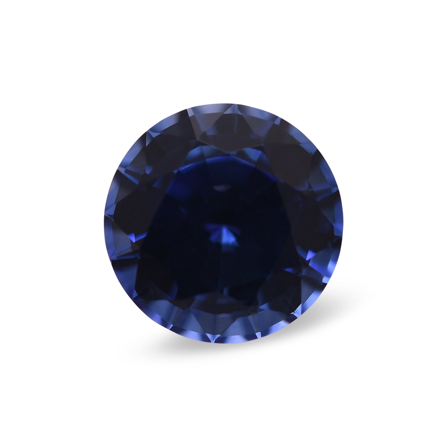 1,40 Karat blauer runder Saphir aus Sri Lanka