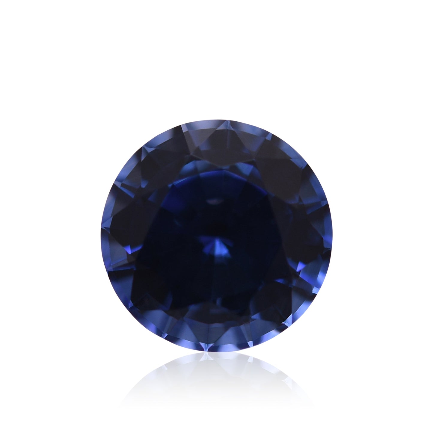 1,40 Karat blauer runder Saphir aus Sri Lanka
