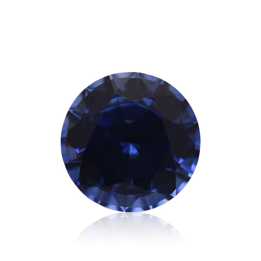 1,40 Karat blauer runder Saphir aus Sri Lanka