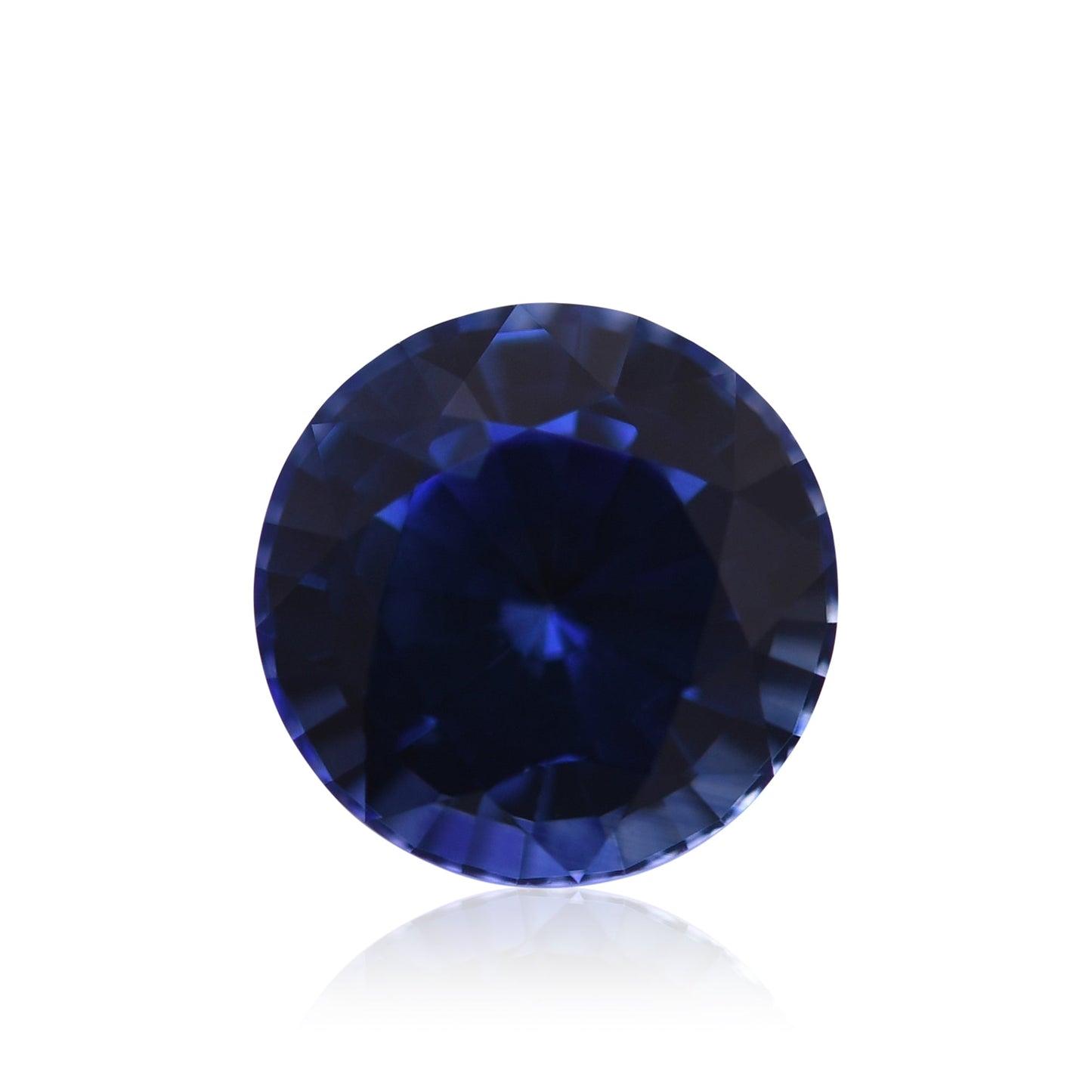 1,49 Karat blauer runder Saphir aus Sri Lanka