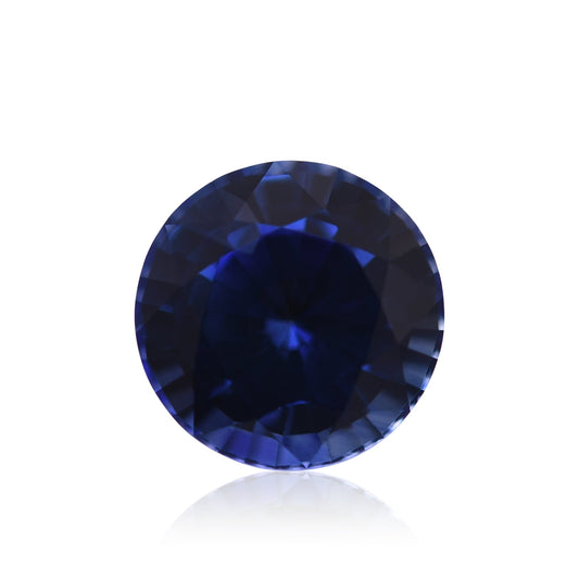1,49 Karat blauer runder Saphir aus Sri Lanka