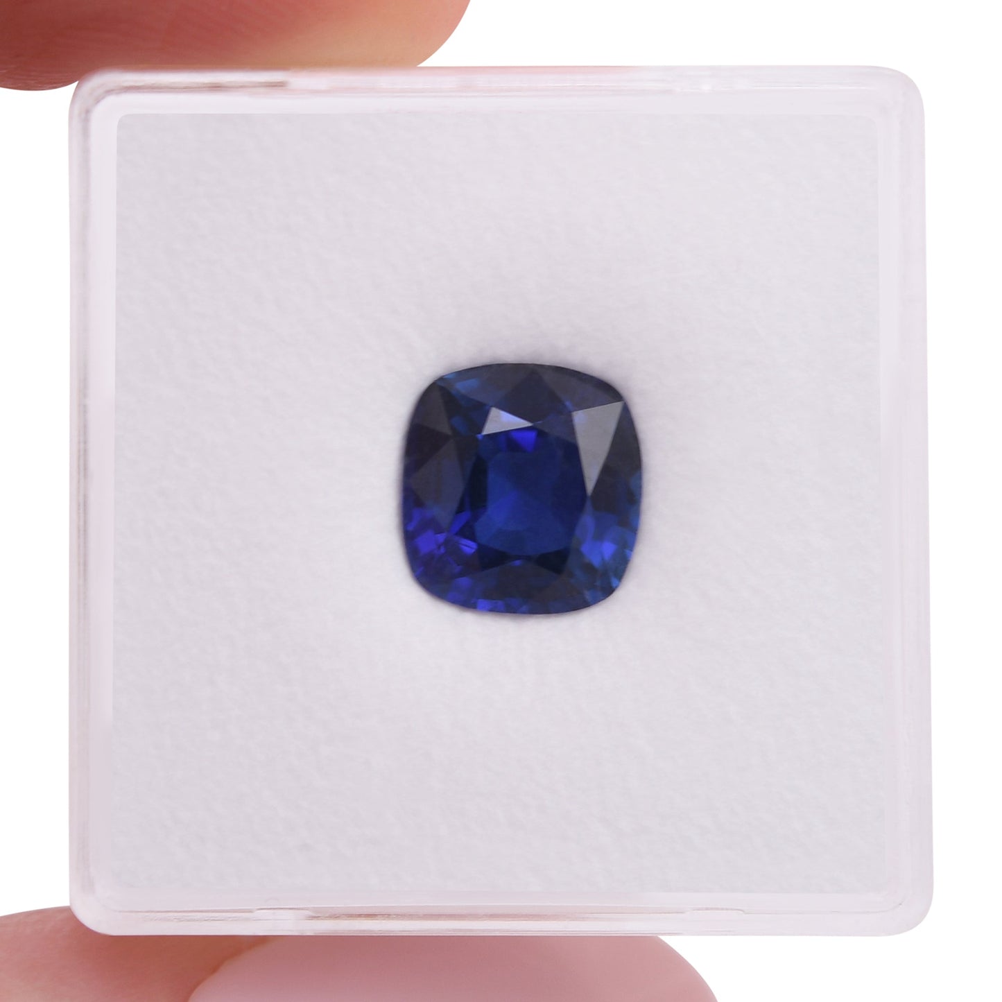 2,68 Karat blauer Kissen-Saphir aus Sri Lanka