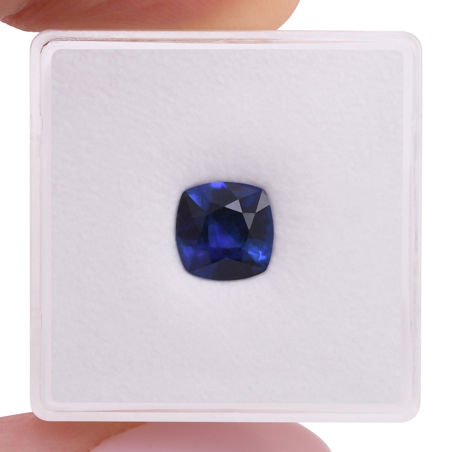 1,61 Karat blauer Kissen-Saphir aus Sri Lanka