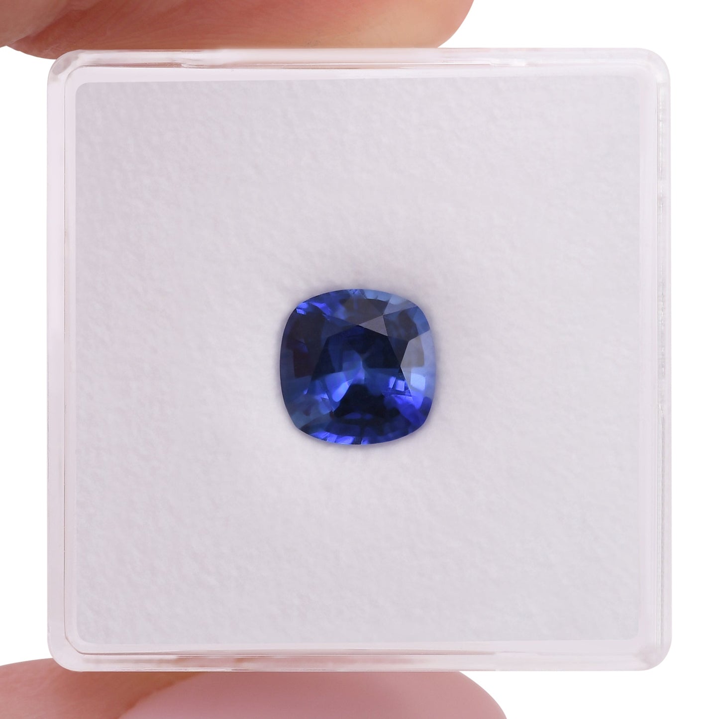 1,68 Karat blauer Kissen-Saphir aus Sri Lanka