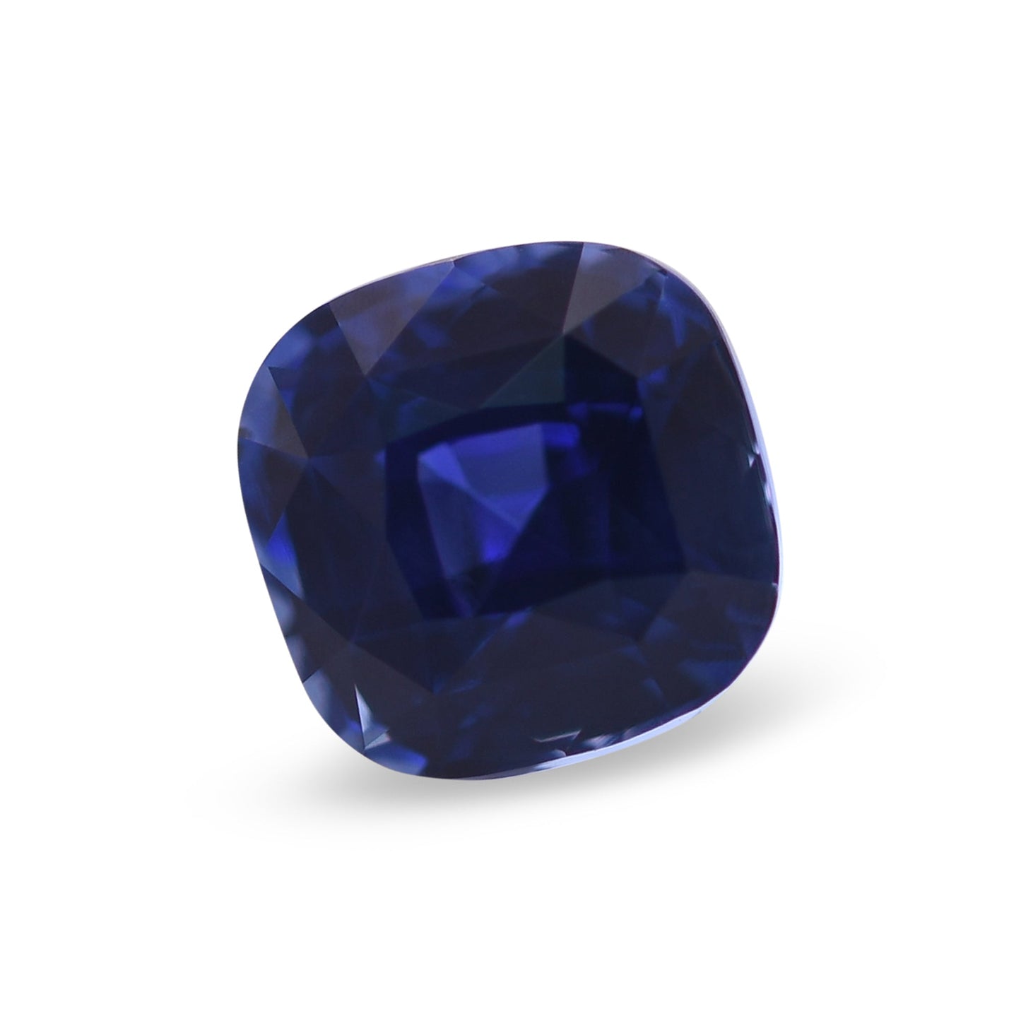 2,16 Karat blauer sri-lankischer Kissen-Saphir CD ohne Hitze