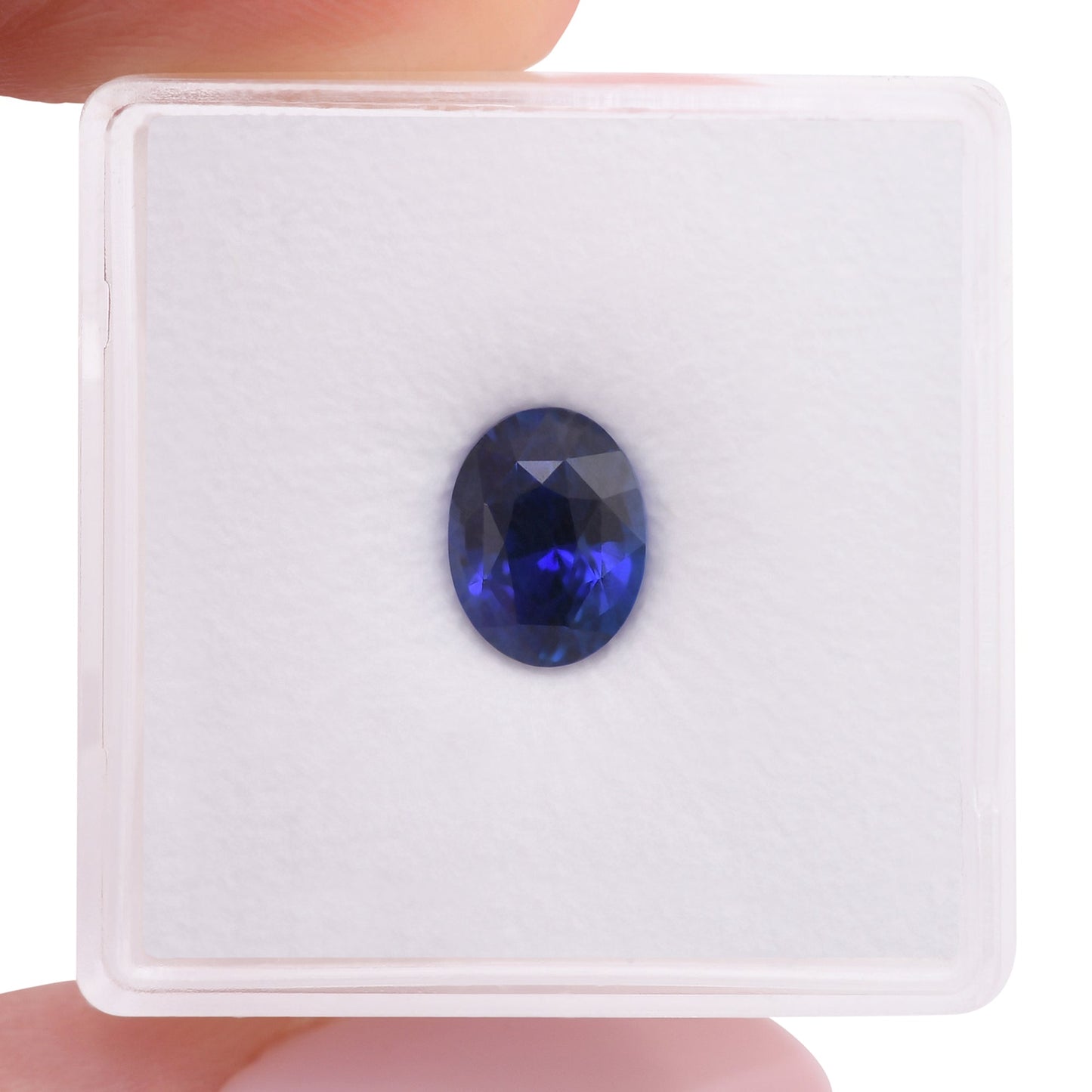 2,13 Karat blauer ovaler Saphir aus Sri Lanka, CD, unbehandelt