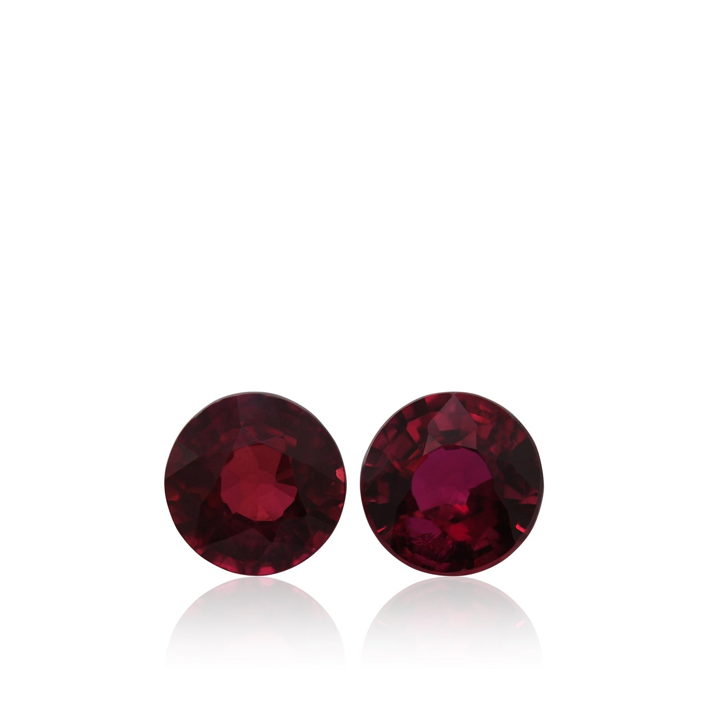 2,19 Karat roter runder Rubin aus Mosambik