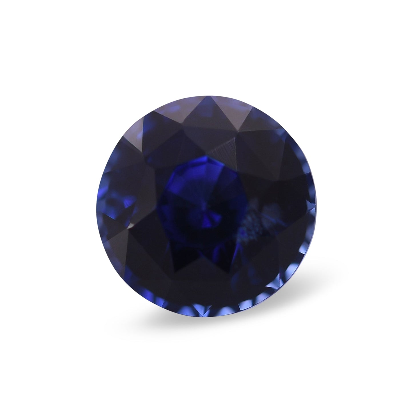 2,11 Karat blauer runder Saphir aus Sri Lanka
