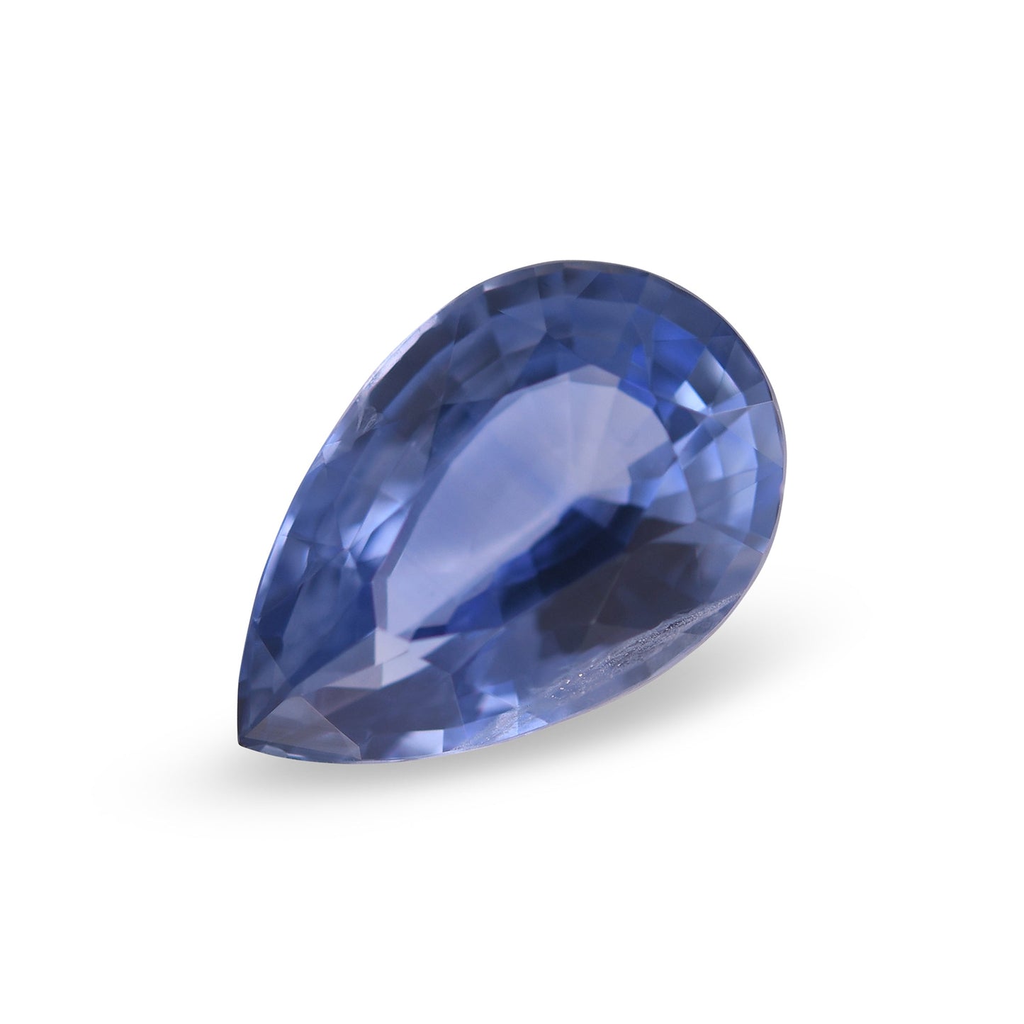 3,77 Karat blauer birnenförmiger Saphir aus Sri Lanka (CD)