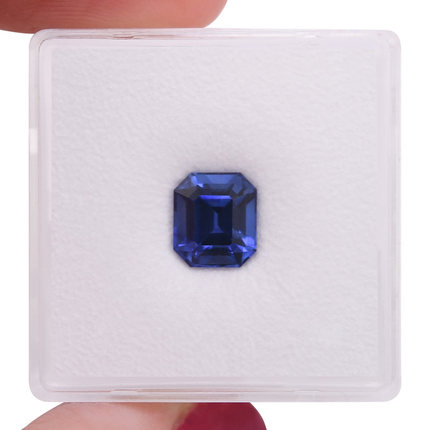 2,07 Karat blauer Smaragd-Saphir aus Sri Lanka