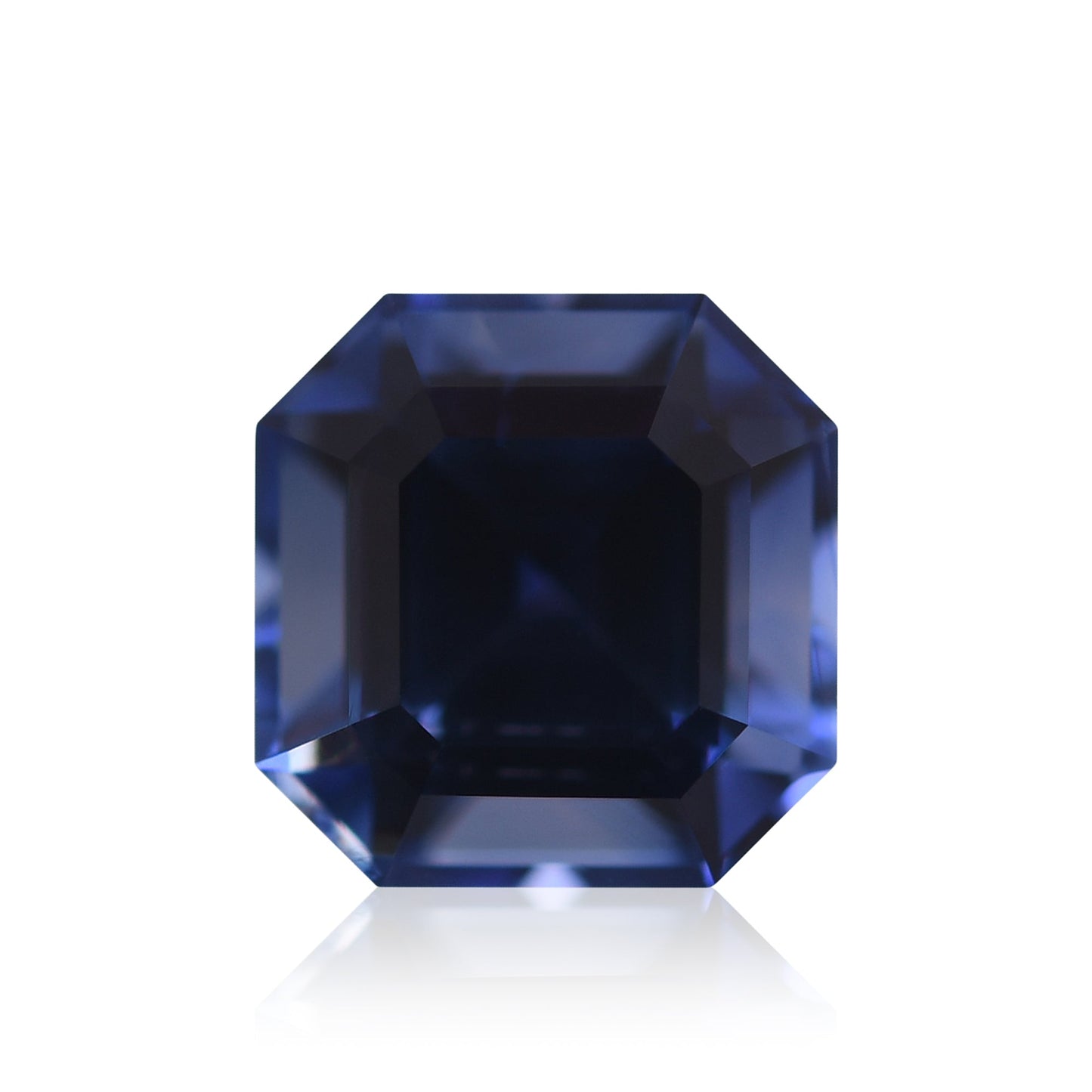 2,31 Karat blauer Asscher-Saphir aus SRI LANK