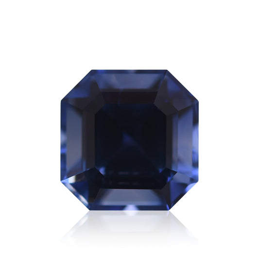 2,31 Karat blauer Asscher-Saphir aus SRI LANK