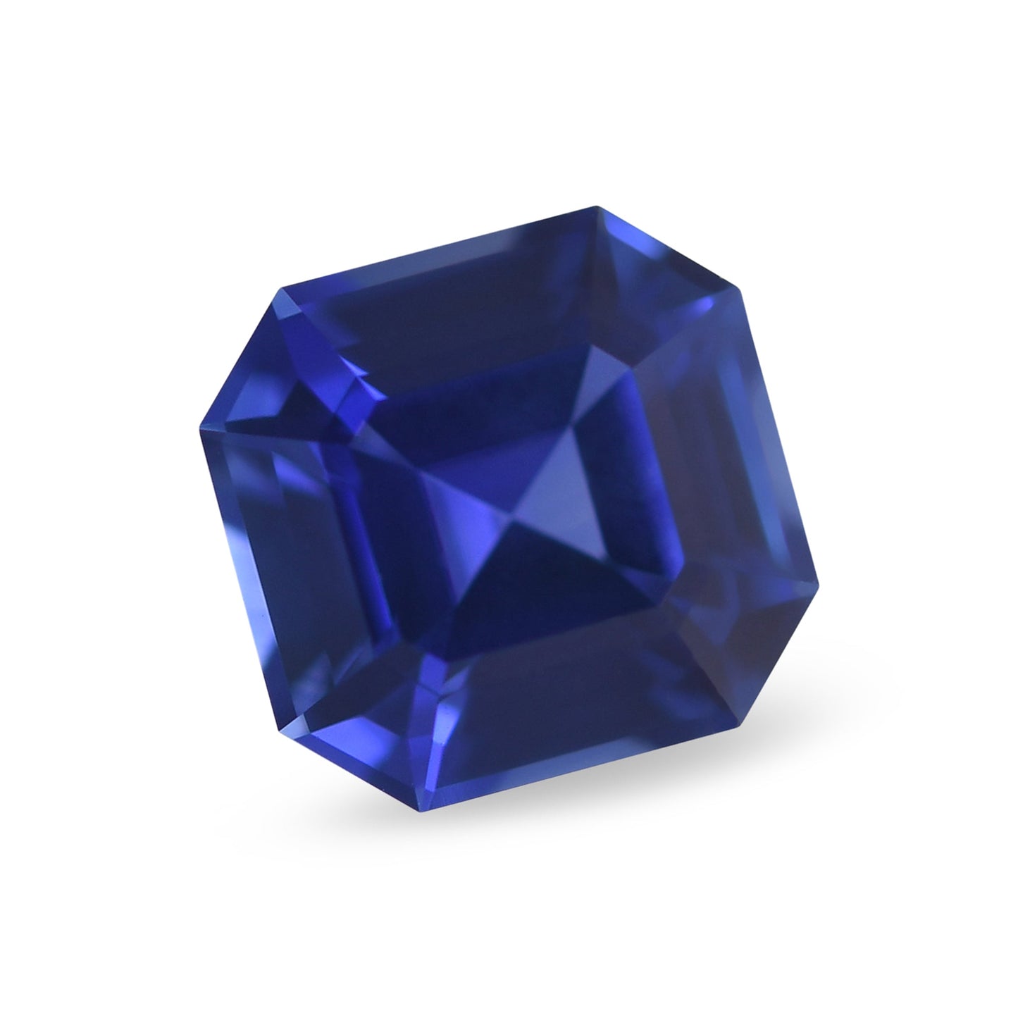1,73 Karat blauer Asscher-Saphir aus Sri Lanka
