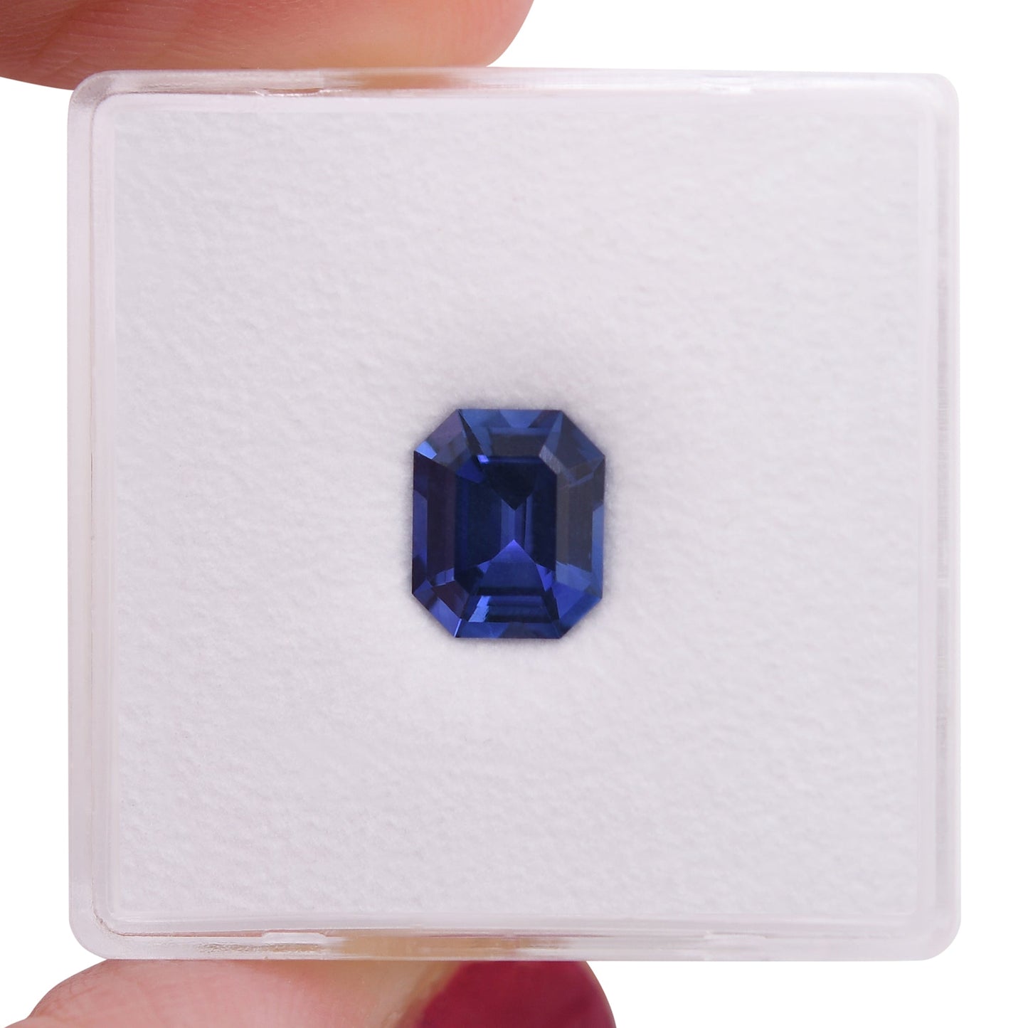 1,59 Karat blauer Smaragd-Saphir aus Sri Lanka