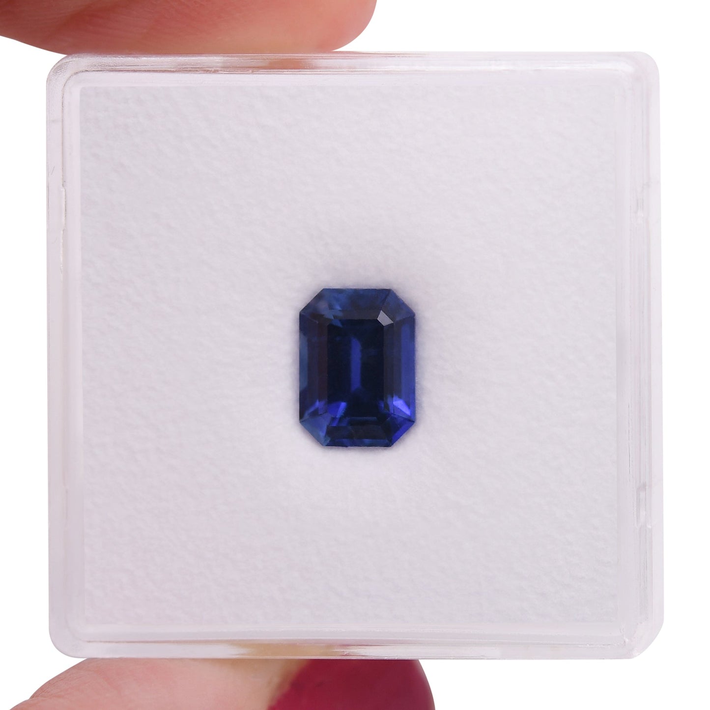 1,57 Karat blauer Smaragd-Saphir aus Sri Lanka