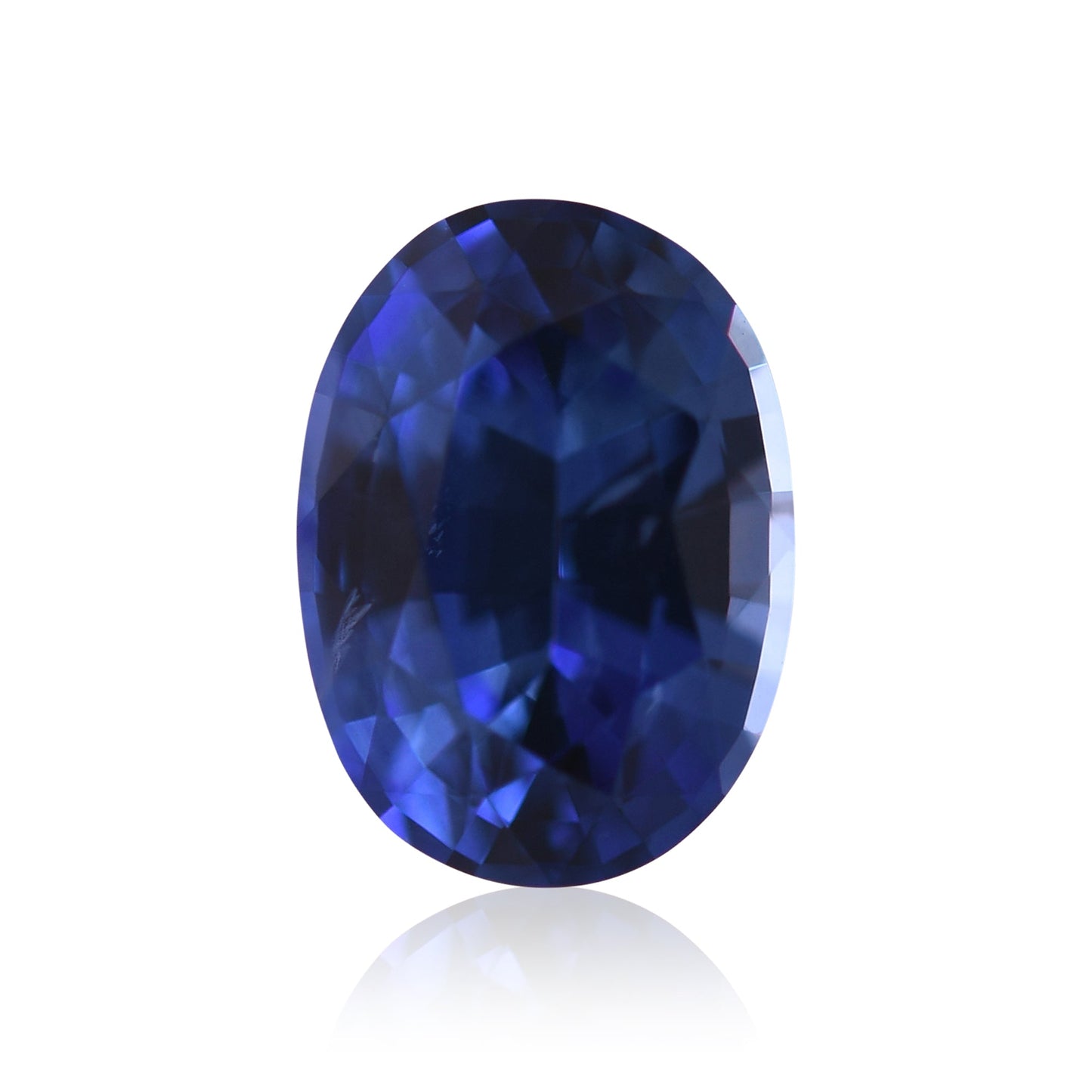 1,09 Karat blauer ovaler Saphir aus Sri Lanka