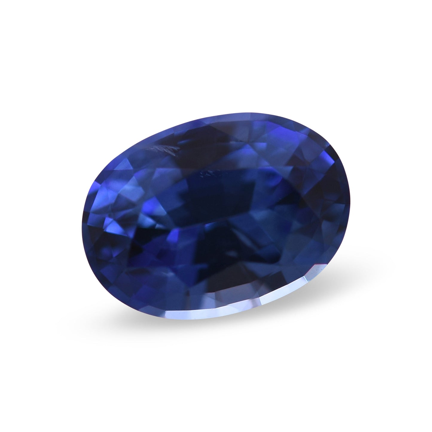 1,09 Karat blauer ovaler Saphir aus Sri Lanka