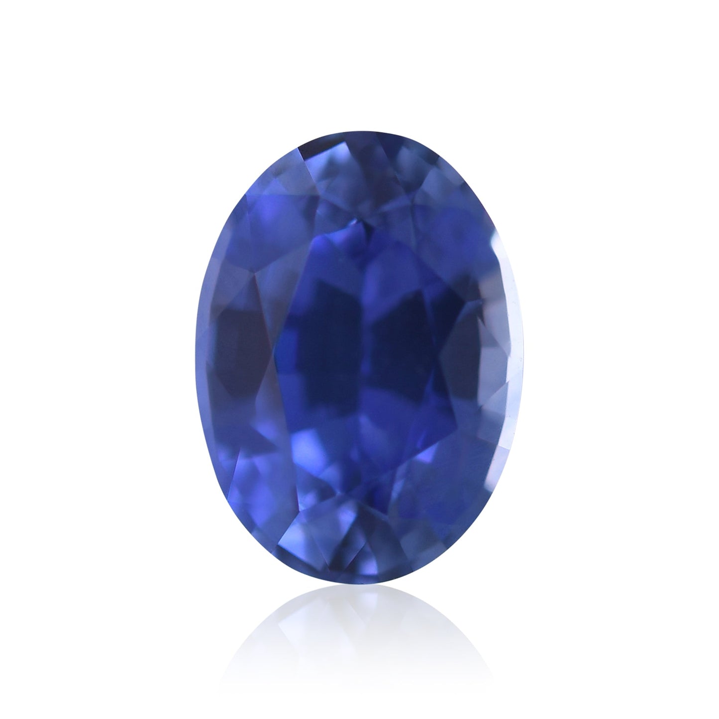 1,06 Karat blauer ovaler Saphir aus Sri Lanka