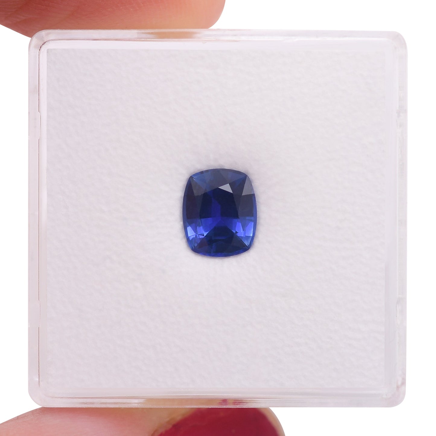 1,14 Karat blauer Kissen-Saphir aus Sri Lanka