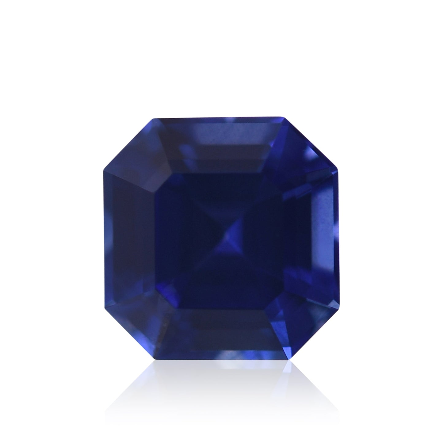 1,06 Karat blauer Asscher-Saphir aus SRI LANK