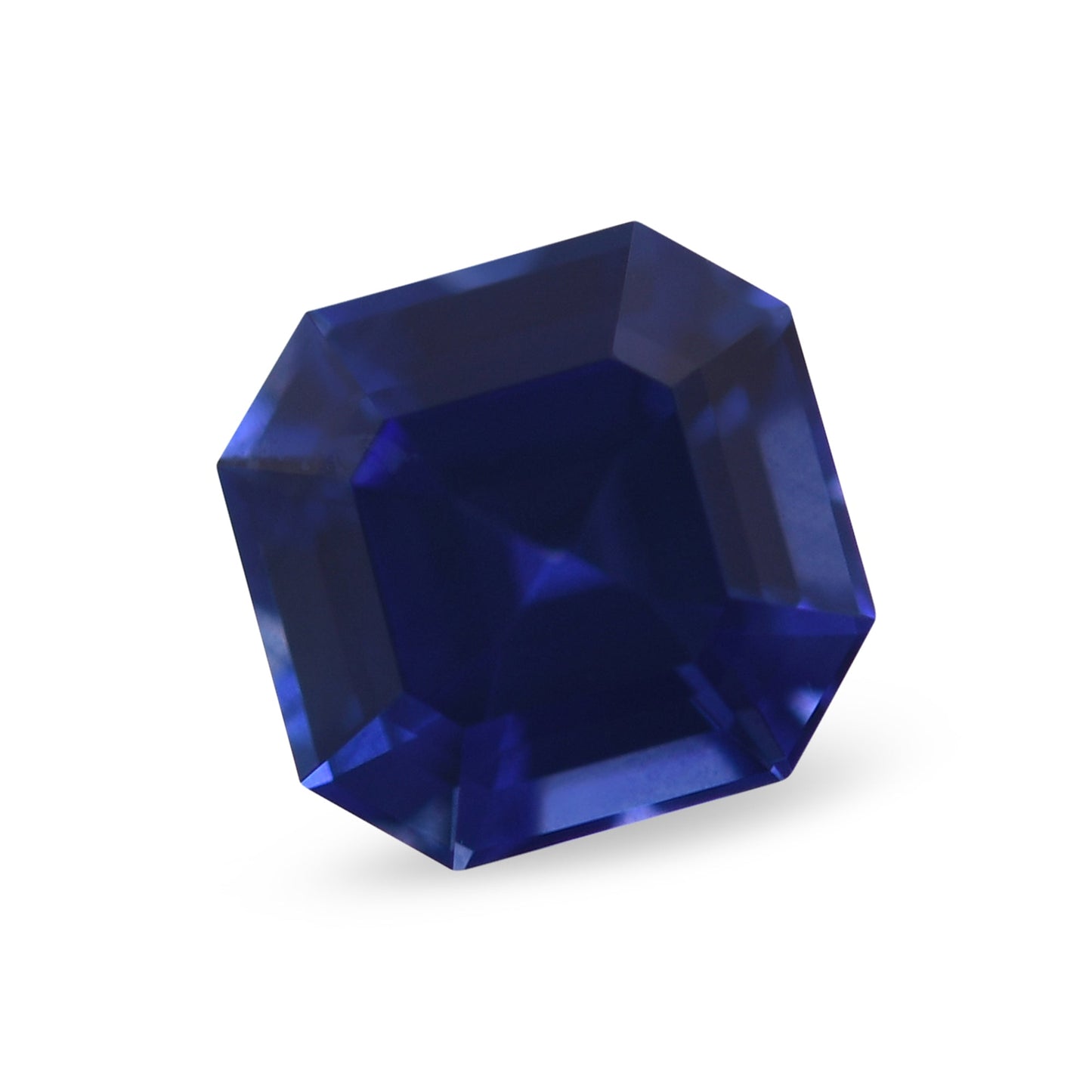 1,06 Karat blauer Asscher-Saphir aus SRI LANK