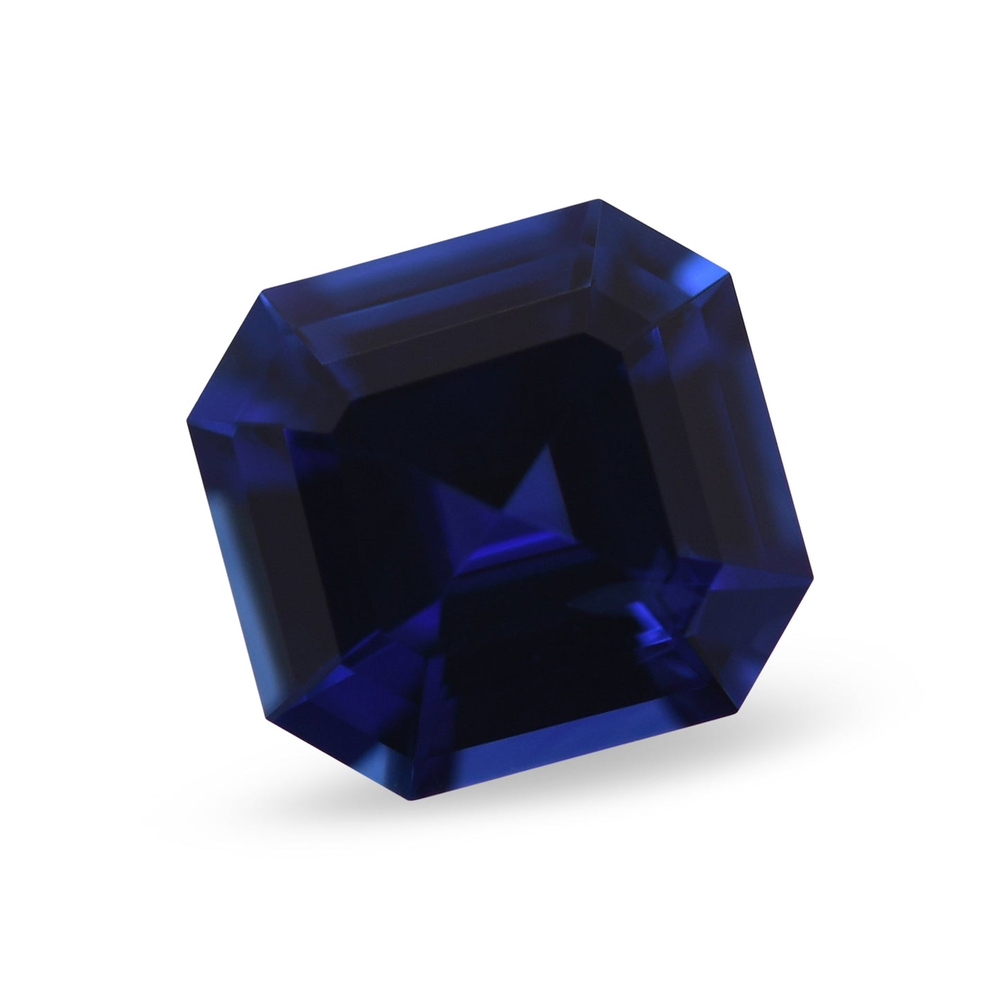 1,18 Karat blauer Asscher-Saphir aus Sri Lanka